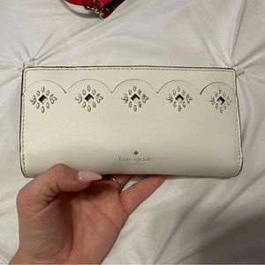 White Kate Spade Wallet